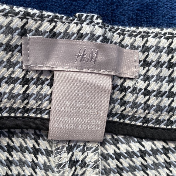 H&M Houndstooth Gray Work Pants - Picture 5 of 8